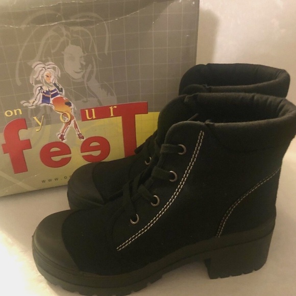🆕 CHINESE LAUNDRY’s ON YOUR FEET Brand Women's Black Ankle Boots Size 6 -New- - Picture 12 of 14